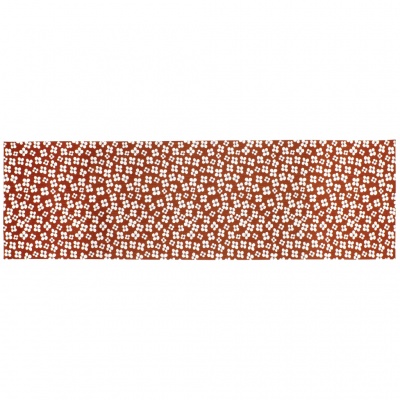 Belle Amie, table runner, terracotta