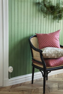 Korg, red cushion cover, 47x47cm