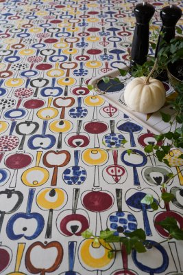 Pomona, oil cloth fabric 100615-0000