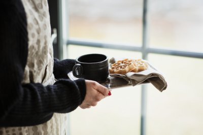 Almedahls, Pricktyg, apron, nature taupe, 101954-0066