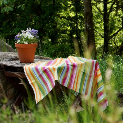 Sommarrand, oil cloth fabric, multi, 145cm