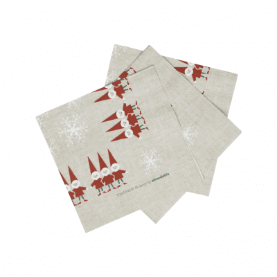 Almedahls_Tomtenisse, pappersservett_100645-0000