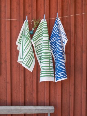 Snapp, tea towel, green