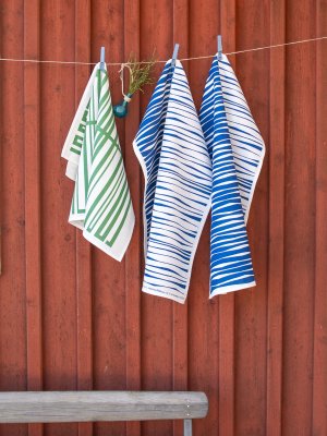 Mambo Tea towel Blue