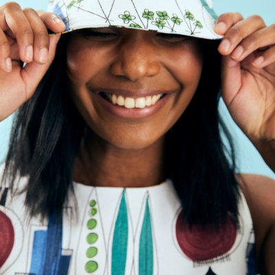 Picknick, fabric by the meter, multi, 150cm