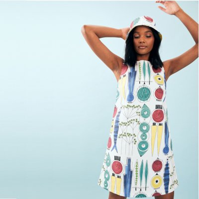 Picknick, fabric by the meter, multi, 150cm