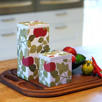 Apple, small tin, green