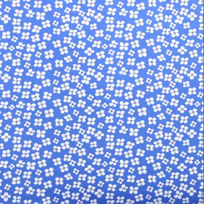 Belle Amie, blue oil cloth