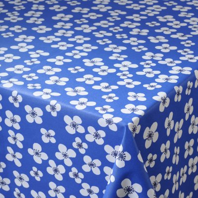 Belle Amie, oil cloth, 145x220cm, blue