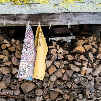Picknick Elements Tea towels Ochre
