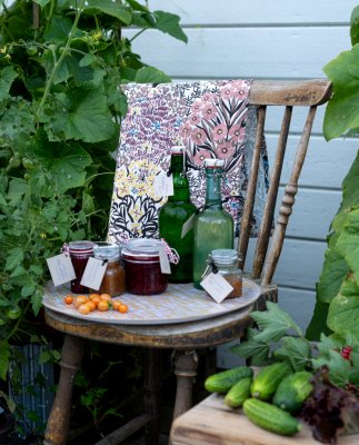 Botanic Garden, tea towel