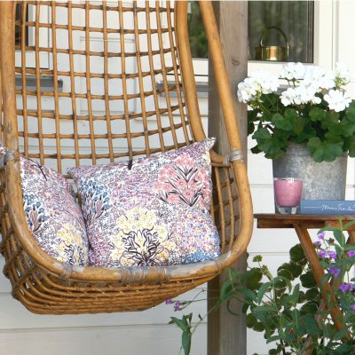 Botanic Garden, cushion cover, rosabrun, 47x47cm