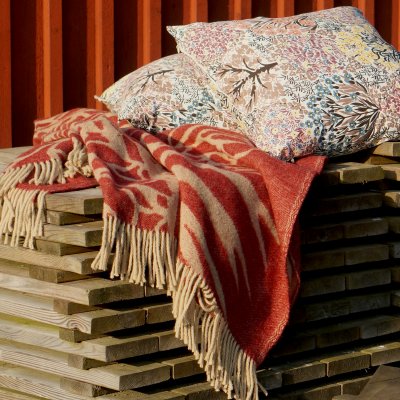 Botanic Garden, cushion cover, rosabrun, 47x47cm