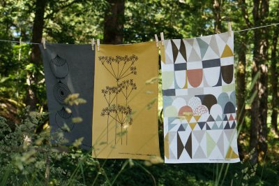 Picknick Elements Tea towels Ochre