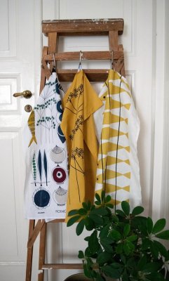 Picknick Elements Tea towels Ochre