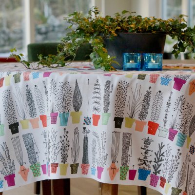 Italiensk blomsterhylla, fabric