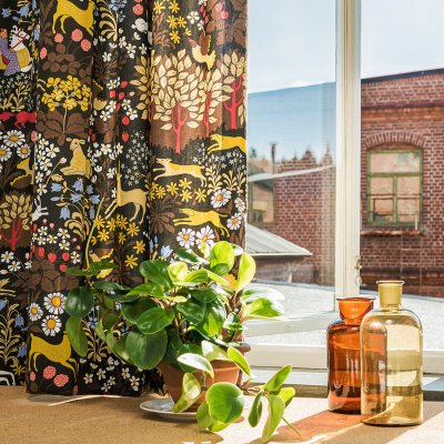 Jakten, fabric, brown