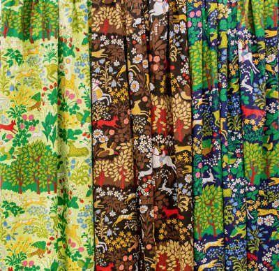 Jakten, fabric, brown