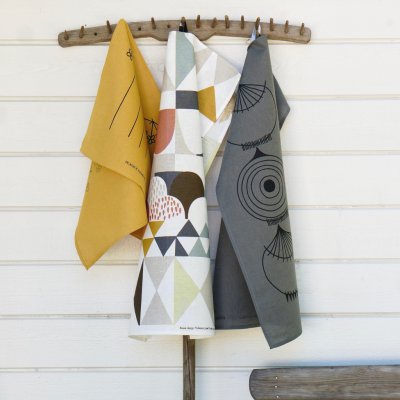 Picknick Elements Tea towels Ochre