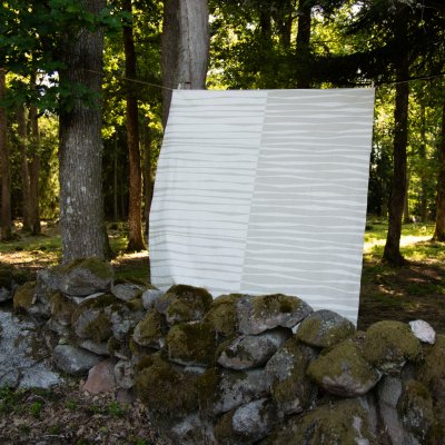 Mambo, oil cloth fabric, beige