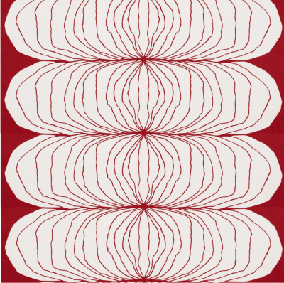 Nippon, curtain, red