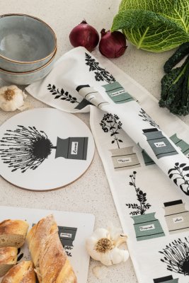 Persons kryddskåp, potstand , gray, 21cm100493-0035