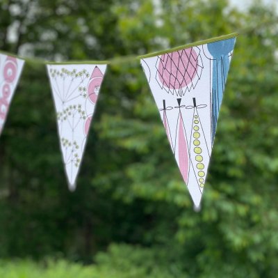 Picknick, oil cloth fabric, blue pink