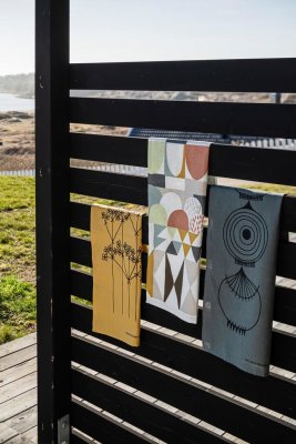 Picknick Elements Tea towels Ochre